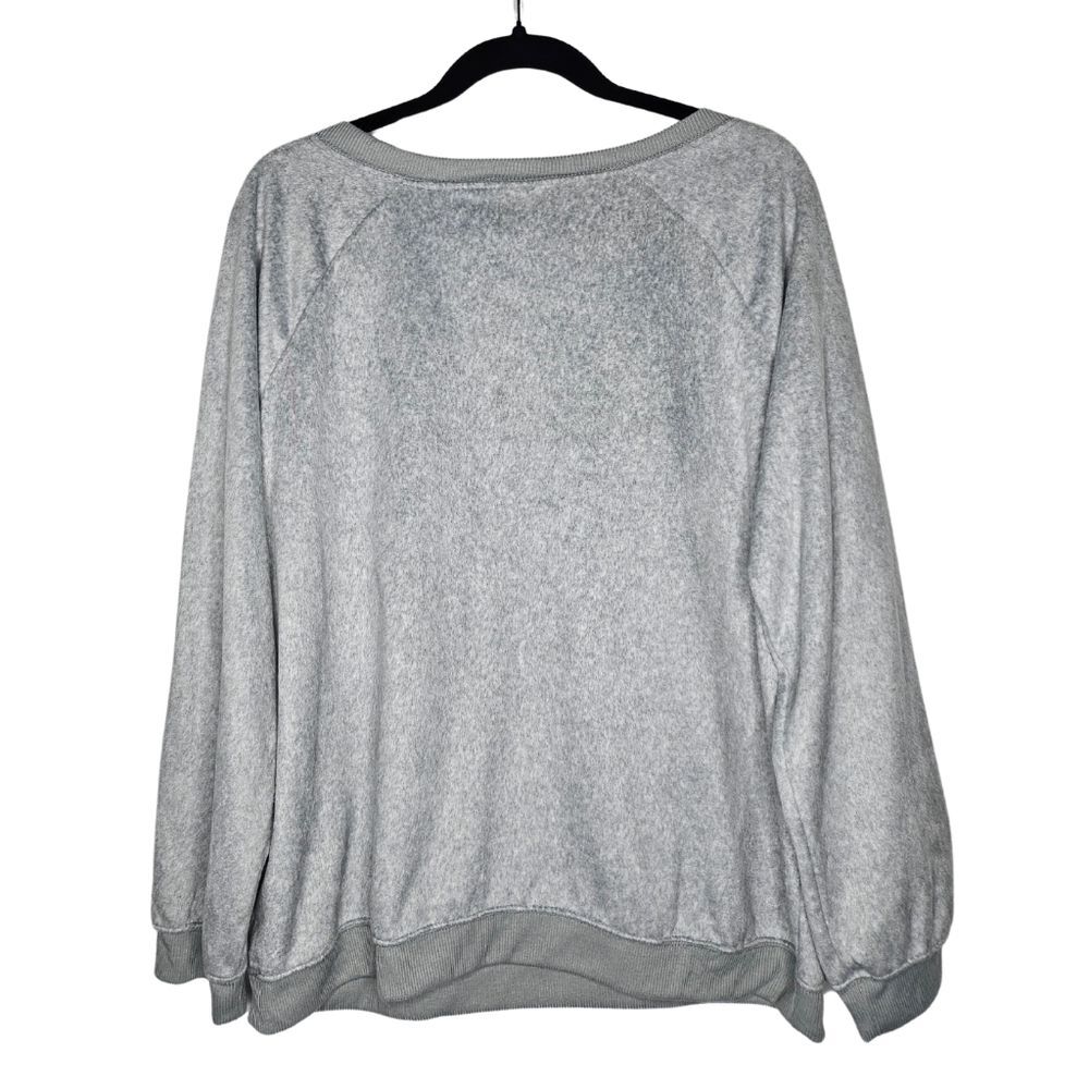 Neutral Soft Fleece Loungwear Retro Novelty Sweatshirt Friends Casual Top Sz XXL - Picture 2 of 7